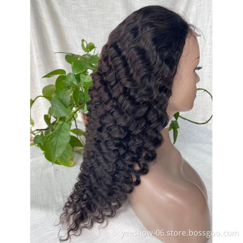 wholesale Short Brazilian Deep Curly 13x6 Lace Front Wigs Human Hair 150% Density Glueless Lace Front Wigs Pre Plucked